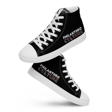 Load image into Gallery viewer, PhilanthroCulture Women’s high top canvas shoes