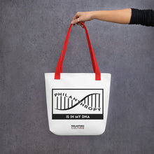 Load image into Gallery viewer, Philanthropy Is In My DNA Tote bag