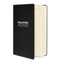 Load image into Gallery viewer, PhilanthroCulture Hardcover bound notebook