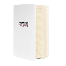 Load image into Gallery viewer, PhilanthroCulture Hardcover bound notebook