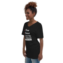 Load image into Gallery viewer, The Checkmate Unisex Short Sleeve V-Neck T-Shirt
