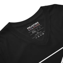 Load image into Gallery viewer, Philanthropy Is In My DNA Unisex Short Sleeve V-Neck T-Shirt