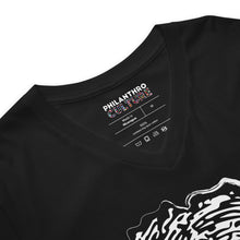 Load image into Gallery viewer, Deep Rooted Philanthropry Unisex Short Sleeve V-Neck T-Shirt