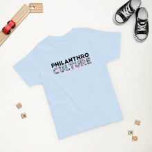 Load image into Gallery viewer, PhilanthroCulture Toddler jersey t-shirt