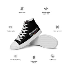 Load image into Gallery viewer, PhilanthroCulture Women’s high top canvas shoes