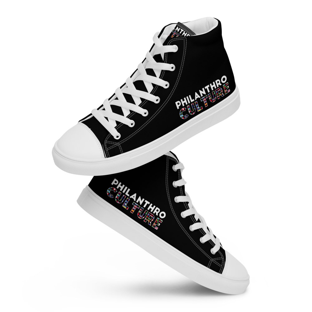 PhilanthroCulture Women’s high top canvas shoes