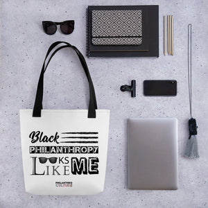 Philanthropy Is Me Tote bag