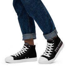 Load image into Gallery viewer, PhilanthroCulture Men’s high top canvas shoes
