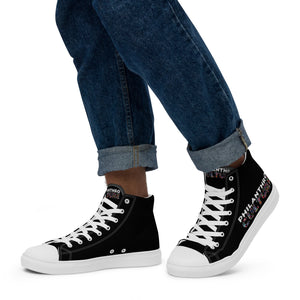 PhilanthroCulture Men’s high top canvas shoes