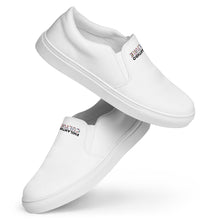 Load image into Gallery viewer, PhilanthroCulture Men’s slip-on canvas shoes
