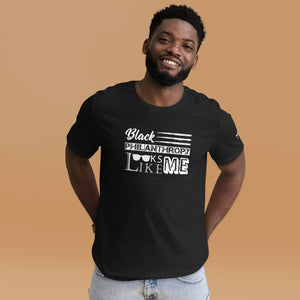 Philanthropy Is Me Unisex t-shirt to Plus Sizes