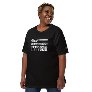 Philanthropy Is Me Unisex t-shirt to Plus Sizes