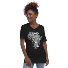 Load image into Gallery viewer, Deep Rooted Philanthropry Unisex Short Sleeve V-Neck T-Shirt
