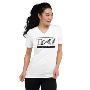 Philanthropy Is In My DNA Unisex Short Sleeve V-Neck T-Shirt