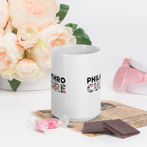 PhilanthroCulture White glossy mug