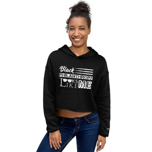 Philanthropy Is Me Crop Hoodie