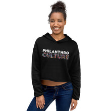 Load image into Gallery viewer, PhilanthroCulture Crop Hoodie
