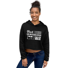 Load image into Gallery viewer, Philanthropy Is Me Crop Hoodie (Up to 2x)
