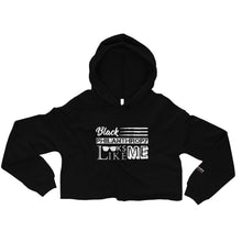 Load image into Gallery viewer, Philanthropy Is Me Crop Hoodie (Up to 2x)
