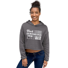 Load image into Gallery viewer, Philanthropy Is Me Crop Hoodie
