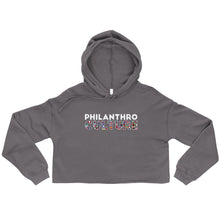 Load image into Gallery viewer, PhilanthroCulture Crop Hoodie
