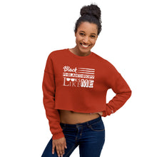 Load image into Gallery viewer, Philanthropy Is Me Crop Sweatshirt
