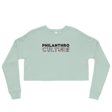 Load image into Gallery viewer, PhilanthroCulture Crop Sweatshirt
