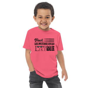 Philanthropy is Me Toddler jersey t-shirt