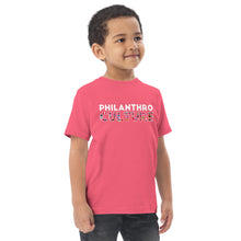 Load image into Gallery viewer, PhilanthroCulture Toddler jersey t-shirt
