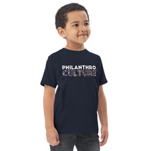 Load image into Gallery viewer, PhilanthroCulture Toddler jersey t-shirt
