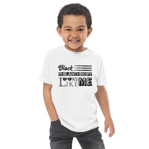 Philanthropy is Me Toddler jersey t-shirt