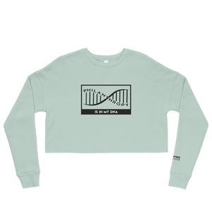 Philanthropy Is In My DNA Crop Sweatshirt