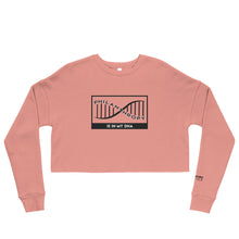 Load image into Gallery viewer, Philanthropy Is In My DNA Crop Sweatshirt
