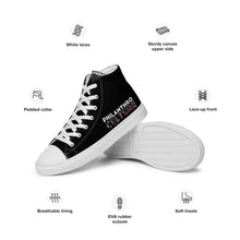 Load image into Gallery viewer, PhilanthroCulture Women’s high top canvas shoes
